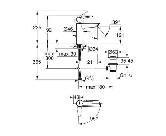 Змішувач Grohe QuickFix 23552002, зображення 4