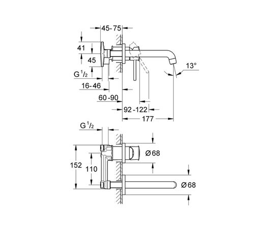 Смеситель Grohe 2029200C (CV032455), изображение 2