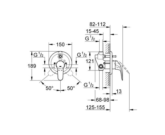 Смеситель Grohe Euroeco (32747000), изображение 2