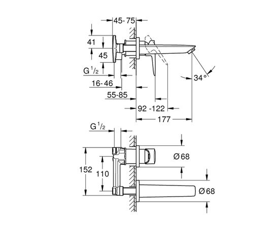 Смеситель Grohe BauLoop New (20289001), изображение 5
