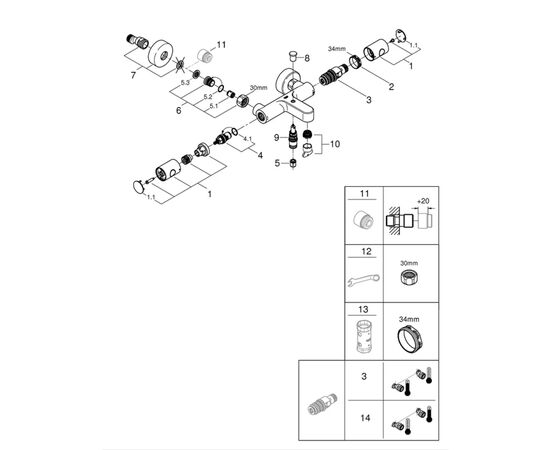 Змішувач Grohe QuickFix Precision Get (34774000), зображення 4