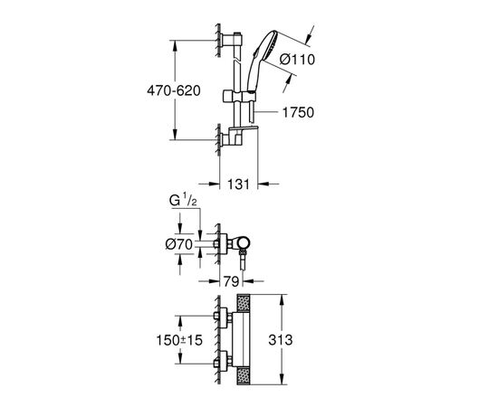 Змішувач Grohe QuickFix Precision Feel (34791001), зображення 4