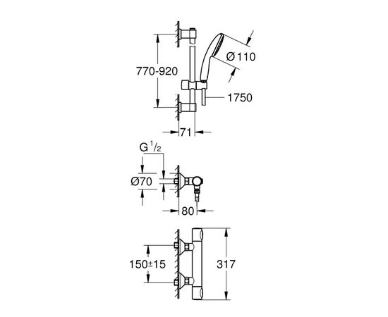 Змішувач Grohe QuickFix Precision Flow (34805001), зображення 10
