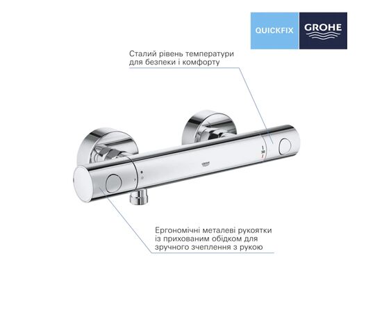 Змішувач Grohe QuickFix Precision Get (34773000), зображення 3