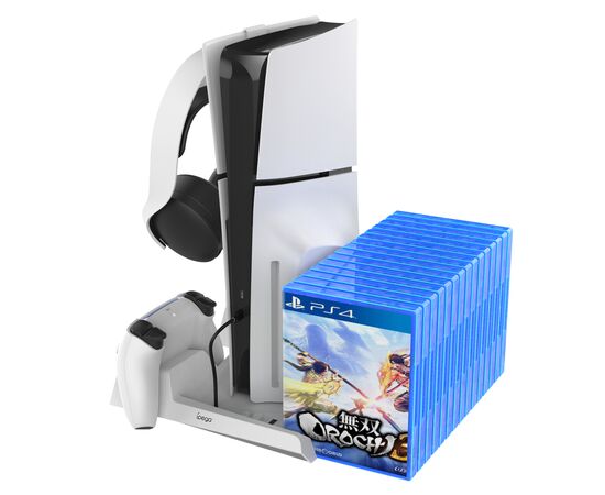 Зарядное устройство iPega для Sony PlayStation 5 Slim з зарядкою для геймпадів (PG-P5S023), изображение 5