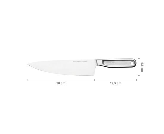 Кухонний ніж Fiskars All Stee шеф великий 20 см (1062882), зображення 2