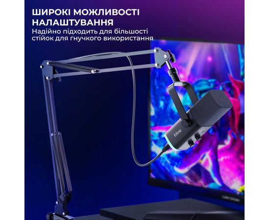 Мікрофон Fifine AM8T USB Black (AM8T), зображення 7