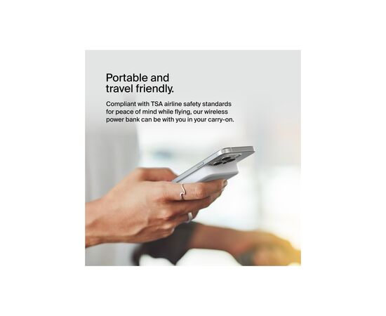 Батарея универсальная Belkin 10000mAh MagSafe Wireless Qi2 White (BPD008BTWH), изображение 8