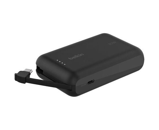 Батарея универсальная Belkin 10000mAh, 20W, USB-C, Black (BPB021HQBK), изображение 6