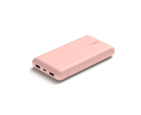Батарея универсальная Belkin 20000mAh 15W, Dual USB-A, USB-C Rose Gold (BPB012BTRG), изображение 5