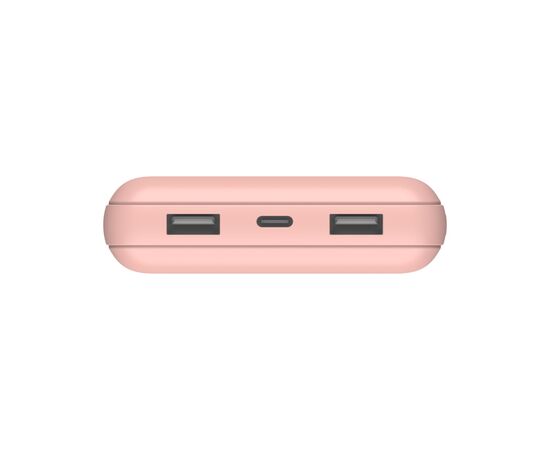 Батарея универсальная Belkin 20000mAh 15W, Dual USB-A, USB-C Rose Gold (BPB012BTRG), изображение 6
