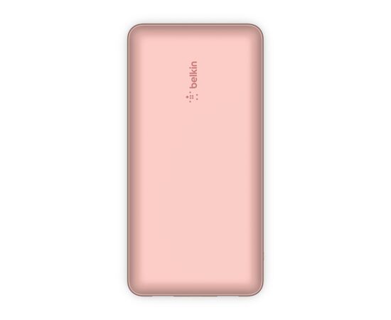 Батарея универсальная Belkin 20000mAh 15W, Dual USB-A, USB-C Rose Gold (BPB012BTRG)
