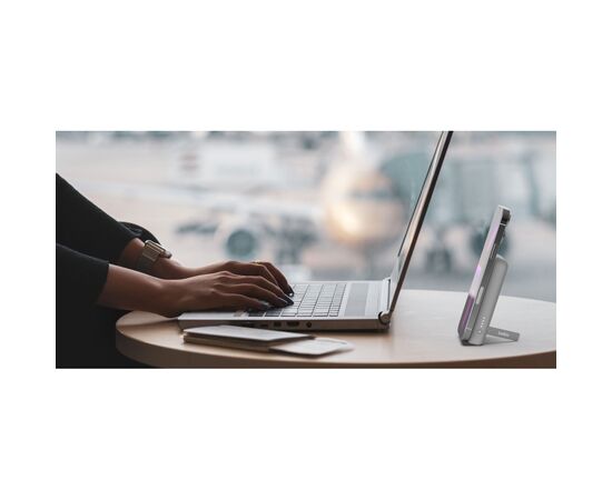 Батарея універсальна Belkin 5000mAh MagSafe Wireless White (BPD004BTWT), зображення 9