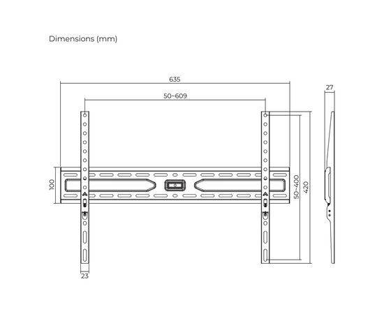 Кронштейн Brateck KL36-46F, зображення 5
