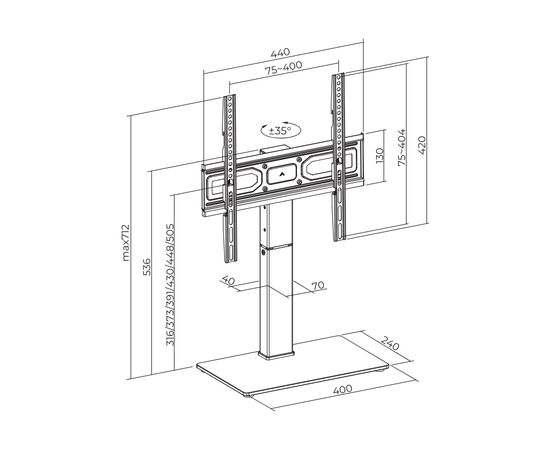 Стійка презентаційна ITech KFS-4, зображення 7