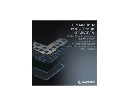 Клавиатура GamePro Asgard Valhalla Max MK160B MAX USB UA Black (MK160B MAX), изображение 10