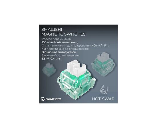 Клавиатура GamePro Asgard Valhalla Max MK160B MAX USB UA Black (MK160B MAX), изображение 8