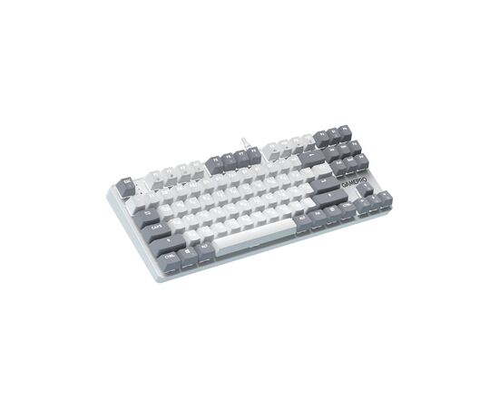 Клавиатура GamePro Genesis Metallic MK110W Outemu Red Switch USB UA White (MK110W), изображение 3