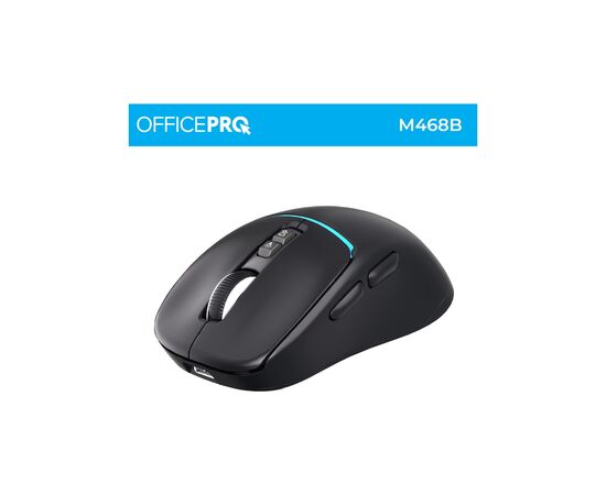 Мышка OfficePro M468B Wireless/Bluetooth Black (M468B), изображение 4