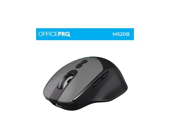 Мышка OfficePro M520B Wireless/Bluetooth Black (M520B), изображение 4