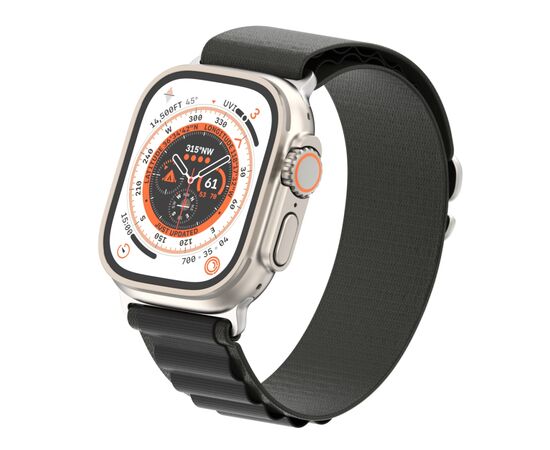 Ремінець до смарт-годинника Armorstandart Alpina Band для Apple Watch 42 (Series 11-10)/41/40/38 Black (ARM64976), зображення 4