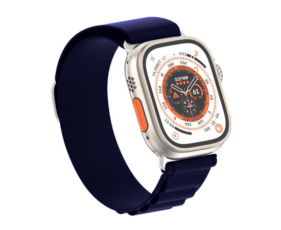 Ремінець до смарт-годинника Armorstandart Alpina Band для Apple Watch 42 (Series 11-10)/41/40/38 Dark Blue (ARM74197), зображення 2