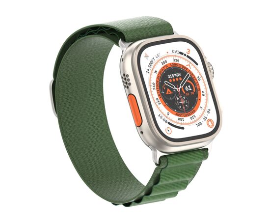 Ремінець до смарт-годинника Armorstandart Alpina Band для Apple Watch 42 (Series 11-10)/41/40/38 Green (ARM64980), зображення 2