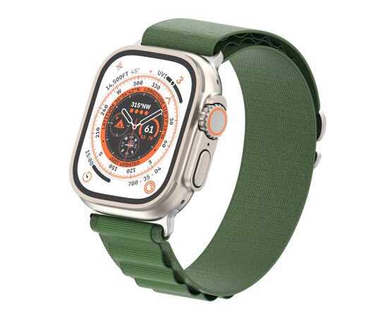 Ремінець до смарт-годинника Armorstandart Alpina Band для Apple Watch 42 (Series 11-10)/41/40/38 Green (ARM64980), зображення 4