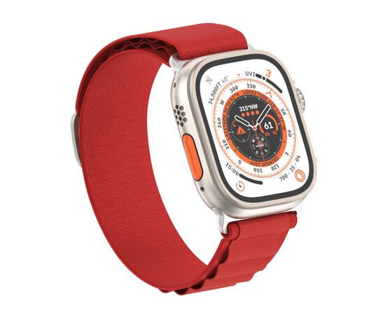 Ремешок для смарт-часов Armorstandart Alpina Band для Apple Watch 42 (Series 11-10)/41/40/38 Red (ARM81046), изображение 2