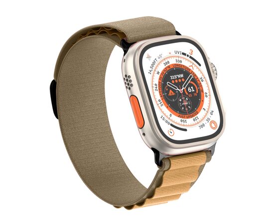 Ремінець до смарт-годинника Armorstandart Alpina Band для Apple Watch 42 (Series 11-10)/41/40/38 Tan (ARM82564), зображення 2