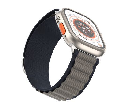 Ремінець до смарт-годинника Armorstandart Alpina Band для Apple Watch 49/46/45/44/42 (Series 1-3) Blue (ARM81041), зображення 3