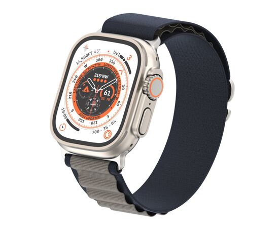 Ремінець до смарт-годинника Armorstandart Alpina Band для Apple Watch 49/46/45/44/42 (Series 1-3) Blue (ARM81041), зображення 4