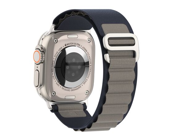 Ремінець до смарт-годинника Armorstandart Alpina Band для Apple Watch 49/46/45/44/42 (Series 1-3) Blue (ARM81041), зображення 5