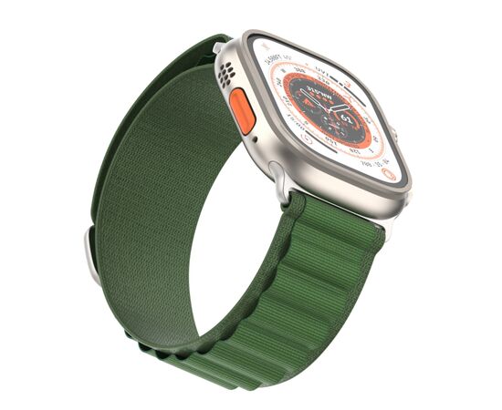 Ремешок для смарт-часов Armorstandart Alpina Band для Apple Watch 49/46/45/44/42 (Series 1-3) Green (ARM64981), изображение 3