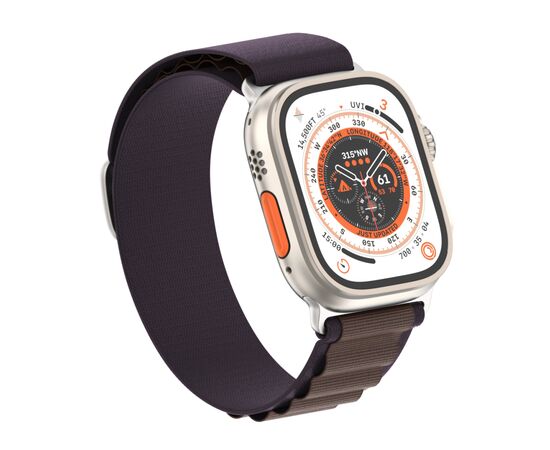 Ремешок для смарт-часов Armorstandart Alpina Band для Apple Watch 49/46/45/44/42 (Series 1-3) Indigo (ARM81043), изображение 2