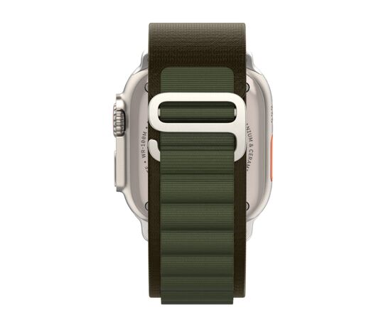 Ремінець до смарт-годинника Armorstandart Alpina Band для Apple Watch 49/46/45/44/42 (Series 1-3) Olive (ARM81045), зображення 6