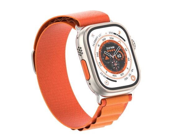 Ремешок для смарт-часов Armorstandart Alpina Band для Apple Watch 49/46/45/44/42 (Series 1-3) Orange (ARM64979), изображение 2