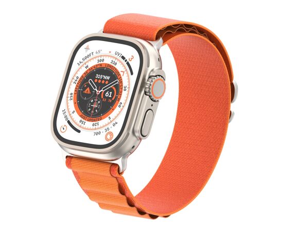 Ремешок для смарт-часов Armorstandart Alpina Band для Apple Watch 49/46/45/44/42 (Series 1-3) Orange (ARM64979), изображение 4