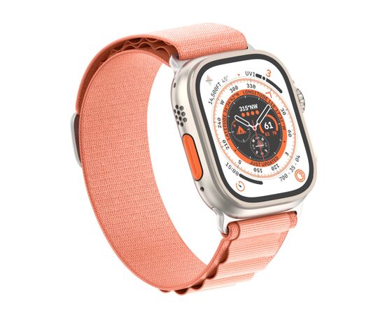 Ремінець до смарт-годинника Armorstandart Alpina Band для Apple Watch 49/46/45/44/42 (Series 1-3) Peach (ARM81051), зображення 2