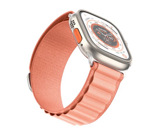 Ремінець до смарт-годинника Armorstandart Alpina Band для Apple Watch 49/46/45/44/42 (Series 1-3) Peach (ARM81051), зображення 3