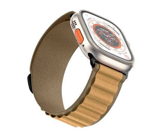 Ремінець до смарт-годинника Armorstandart Alpina Band для Apple Watch 49/46/45/44/42 (Series 1-3) Tan (ARM82565), зображення 3