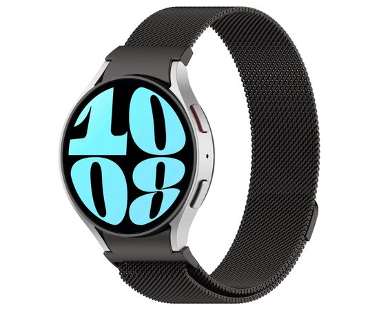 Ремінець до смарт-годинника Armorstandart Milanese Magnetic для Samsung Galaxy Watch 7 / FE / 6 / 6 Classic / 5 / 5 Pro / 4 / 4 Classic Bl (ARM86842)