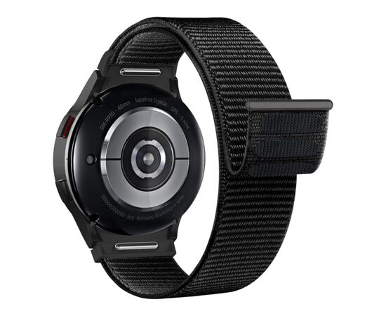 Ремешок для смарт-часов Armorstandart Nylon Band для Samsung Galaxy Watch 7 / FE / 6 / 6 Classic / 5 / 5 Pro / 4 / 4 Classic Black (ARM86847)