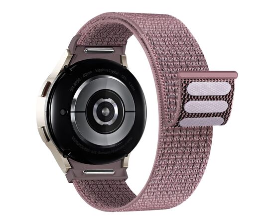 Ремешок для смарт-часов Armorstandart Nylon Band для Samsung Galaxy Watch 7 / FE / 6 / 6 Classic / 5 / 5 Pro / 4 / 4 Classic Dusty Ros (ARM86849)