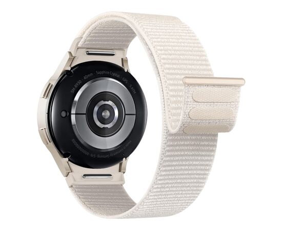Ремешок для смарт-часов Armorstandart Nylon Band для Samsung Galaxy Watch 7 / FE / 6 / 6 Classic / 5 / 5 Pro / 4 / 4 Classic Starlight (ARM86846)