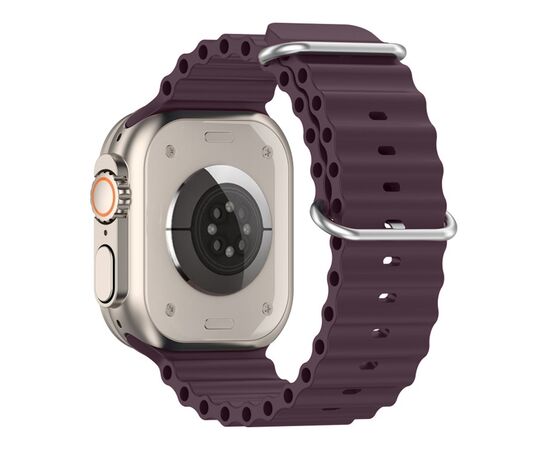 Ремінець до смарт-годинника Armorstandart Ocean Band для Apple Watch 42 (Series 11-10)/41/40/38 Berry Purple (ARM74234), зображення 3