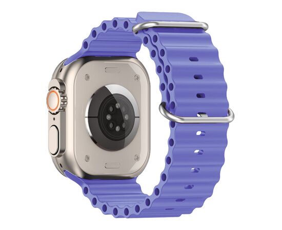 Ремінець до смарт-годинника Armorstandart Ocean Band для Apple Watch 49/46/45/44/42 (Series 1-3) Lilac (ARM74246), зображення 3