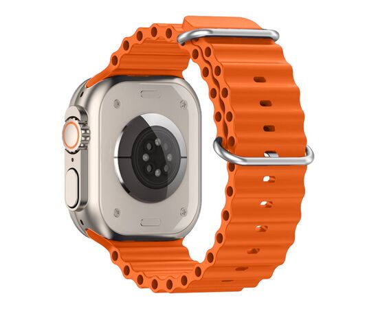 Ремешок для смарт-часов Armorstandart Ocean Band для Apple Watch 49/46/45/44/42 (Series 1-3) Orange (ARM81039), изображение 3