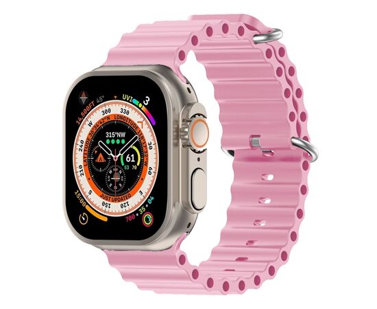 Ремінець до смарт-годинника Armorstandart Ocean Band для Apple Watch 49/46/45/44/42 (Series 1-3) Vintage Rose (ARM74248), зображення 2