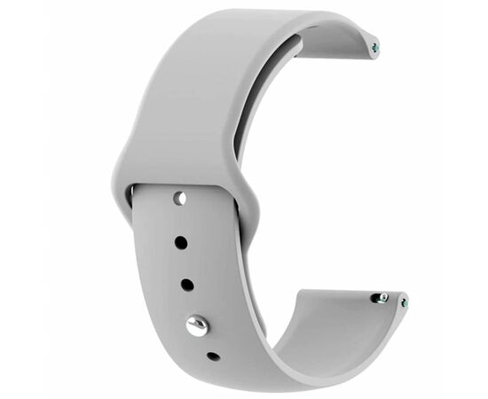 Ремінець до смарт-годинника Armorstandart Silicone Watch Strap 20mm Light Grey (ARM60517)